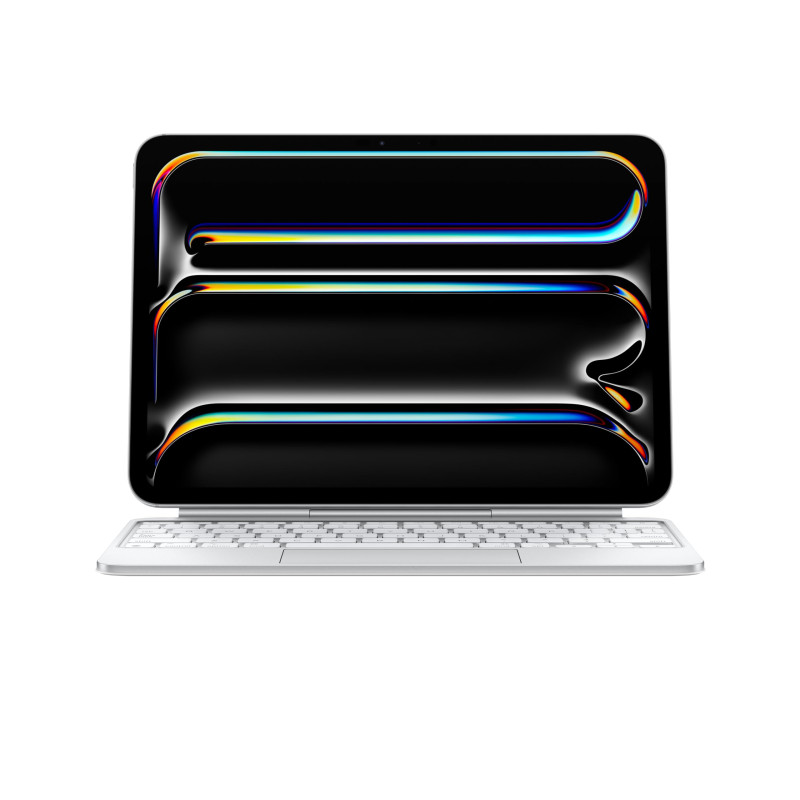 Apple Magic Keyboard pour iPad Pro 11 Pouces (M4) - Allemand - Blanc Apple Magic Keyboard pour iPad Pro 11 Pouces (M4) - Allemand - Blanc 