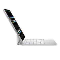 Apple Magic Keyboard pour iPad Pro 11 Pouces (M4) - Allemand - Blanc ​​​​​​​