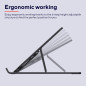 Trust Primo Support Ordinateur Portable Pliable, Support Laptop 16 Pouces Léger Ergonomique, 6 Niveaux de Réglage, Support PC Po Trust Primo Support Ordinateur Portable Pliable, Support Laptop 16 Pouces Léger Ergonomique, 6 Niveaux de Réglage, Support PC Po