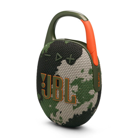 JBL Clip 5,Enceinte Bluetooth ultra-portable, mousqueton intégré,JBL Pro,basses percutantes,12 heures d'autonomie,fonction Playt