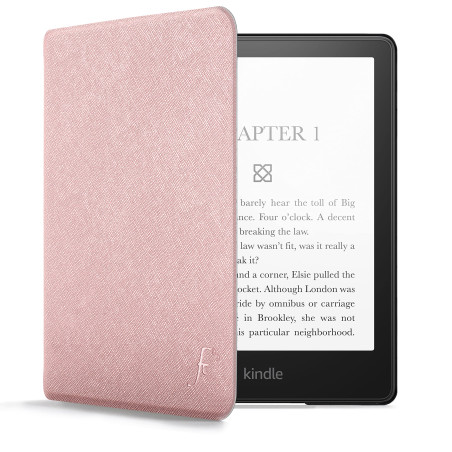Forefront Cases Étui pour Amazon Kindle Paperwhite 6.8" (11e Génération - 2021) - Or Rose - Mince, Léger et Protection, Automati