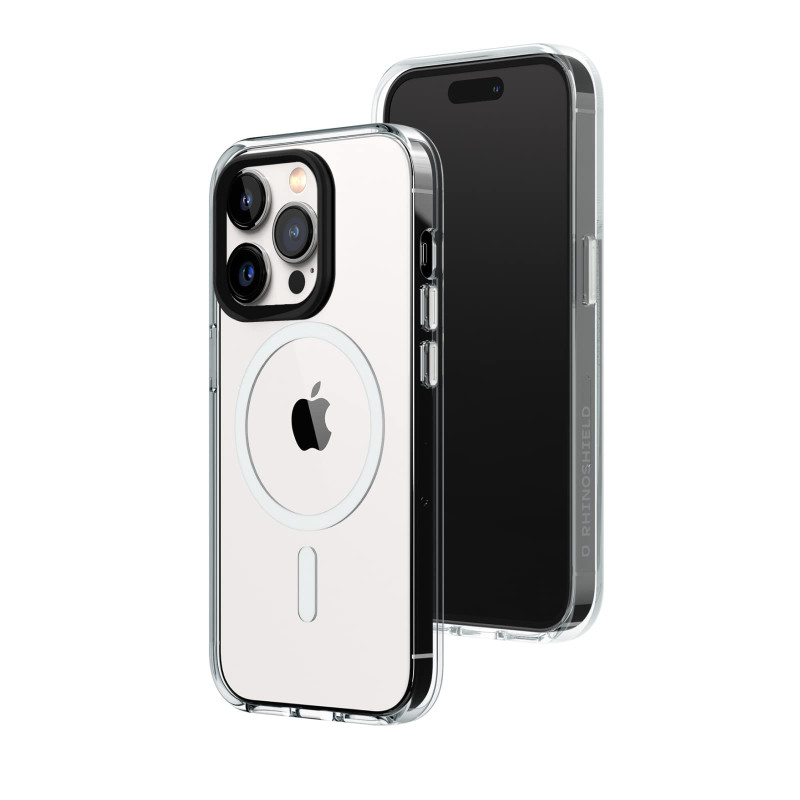 RHINOSHIELD Coque Transparente Compatible avec Magsafe pour iPhone 14 Pro | Magnétique supérieure, résistance au jaunissement av RHINOSHIELD Coque Transparente Compatible avec Magsafe pour iPhone 14 Pro | Magnétique supérieure, résistance au jaunissement av