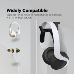 NexiGo Support Casque PS5, [Design Minimaliste] Mini Support pour Casque avec Barre de Support, pour Casque de Jeu Sony PlayStat