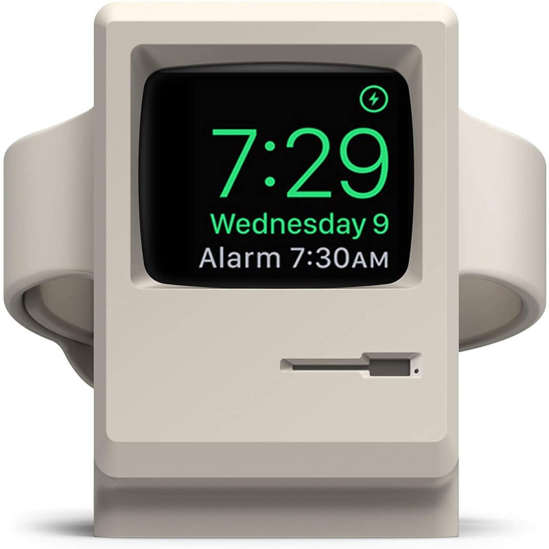 elago Support de Chargeur W3 Compatible avec Apple Watch 11/10/9/8/7/6/5/4/3/2/1/SE3, SE2, SE [46/45/44/42/41/40/38mm], Macintos