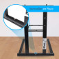 Pyle Support Ordinateur Portable - Table Debout avec Hauteur Pliable et Plateau - Support PC Portable - Accessoire Secondaire po