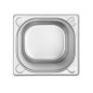 HENDI Bac Gastronorm GN 1/6, Kitchen Line, résistance thermique -40 °C à 250 °C, compatible four et bain-marie, 3,4L, 176x162x(H HENDI Bac Gastronorm GN 1/6, Kitchen Line, résistance thermique -40 °C à 250 °C, compatible four et bain-marie, 3,4L, 176x162x(H