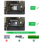 eMagTech M.2 NVME SSD Convertir Carte Adaptateur Compatible avec MacBook Pro 13" A1708 2016-2017 Non-Touch-Bar Version Latop Piè eMagTech M.2 NVME SSD Convertir Carte Adaptateur Compatible avec MacBook Pro 13" A1708 2016-2017 Non-Touch-Bar Version Latop Piè