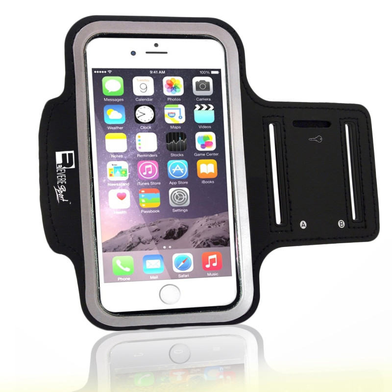 RevereSport Brassard Compatible iPhone 7/8 Brassard de Sport avec Identification des Empreintes Digitales. Armband pour Téléphon RevereSport Brassard Compatible iPhone 7/8 Brassard de Sport avec Identification des Empreintes Digitales. Armband pour Téléphon