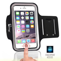 RevereSport Brassard Compatible iPhone 7/8 Brassard de Sport avec Identification des Empreintes Digitales. Armband pour Téléphon