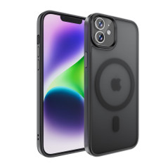 tigratigro Coque magnétique pour iPhone 11, Compatible avec MagSafe, Dos Mat translucide, Fine, résistante aux Chocs, Protection