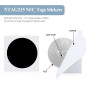 100PCS Autocollants Tag NFC, Noir NFC 215 étiquettes Collant Programmable NTAG215 Petit Autocollant 25mm, Mémoire 504 octets pou 100PCS Autocollants Tag NFC, Noir NFC 215 étiquettes Collant Programmable NTAG215 Petit Autocollant 25mm, Mémoire 504 octets pou