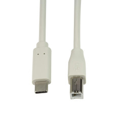 Câble de Connexion USB 2.0 Type C vers USB (Type B) Gris 1 m