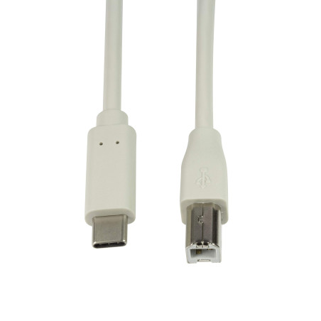 Câble de Connexion USB 2.0 Type C vers USB (Type B) Gris 1 m