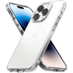 Ringke Compatible avec Coque iPhone 14 Pro [Fusion] Transparente Clear Rigide Polycarbonate Back TPU Souple Bumper Étui Antichoc