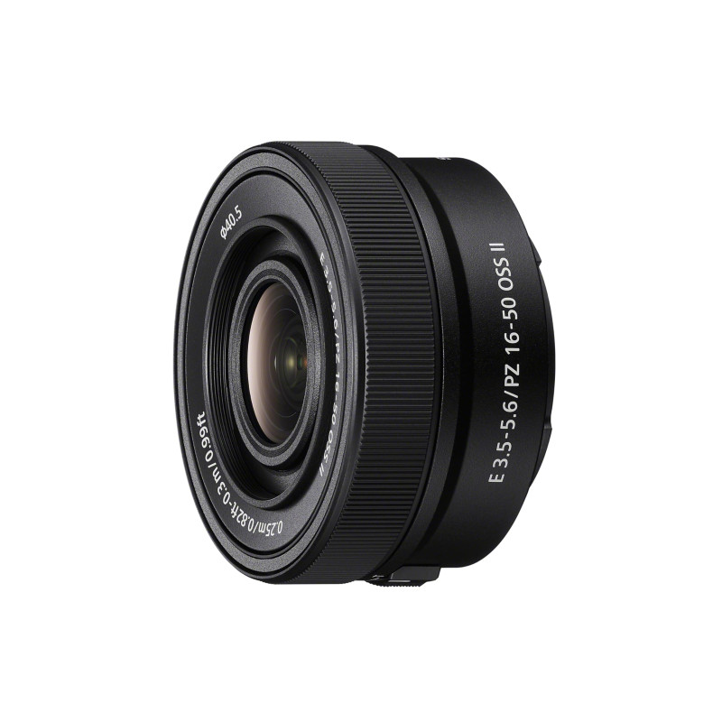 Sony E PZ 16-50mm F3.5-5.6 OSS II | Objectif Zoom Standard motorisé Retractable Compact pour boîtier Sony Hybrides Monture E à c Sony E PZ 16-50mm F3.5-5.6 OSS II | Objectif Zoom Standard motorisé Retractable Compact pour boîtier Sony Hybrides Monture E à c