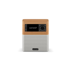 sonoro Stream Radio Internet avec Bluetooth (FM, Wi-FI, Spotify, Deezer, résistante aux éclaboussures) érable/Blanc