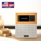 sonoro Stream Radio Internet avec Bluetooth (FM, Wi-FI, Spotify, Deezer, résistante aux éclaboussures) érable/Blanc sonoro Stream Radio Internet avec Bluetooth (FM, Wi-FI, Spotify, Deezer, résistante aux éclaboussures) érable/Blanc