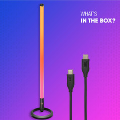 Éclairage de fête sur tige JBL PartyLight Stick Bluetooth Noir