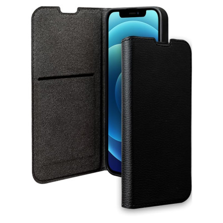 Folio iPhone 12/12 Pro Wallet Fonction Stand Noir - Certifié GRS Bigben