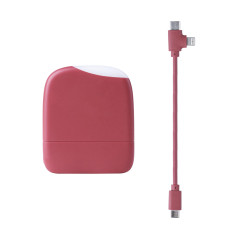 Xoopar - Ice-Powerbank - Batterie Externe 5000 mAh avec Lumière Tactile Intégrée Adaptée à Tous Les Smartphone Iphone,Samsung,Hu