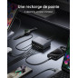 Anker Prime Chargeur USB C GaN 200 W, Station de Recharge 6 Ports GaN 200 W, Chargeur de Bureau Rapide USB C PD, pour iPhone 17/ Anker Prime Chargeur USB C GaN 200 W, Station de Recharge 6 Ports GaN 200 W, Chargeur de Bureau Rapide USB C PD, pour iPhone 17/