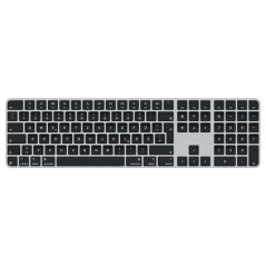 Apple Magic Keyboard avec Touch ID et pavé numérique pour Les Mac avec Puce Apple - Allemand - Touches Noires 