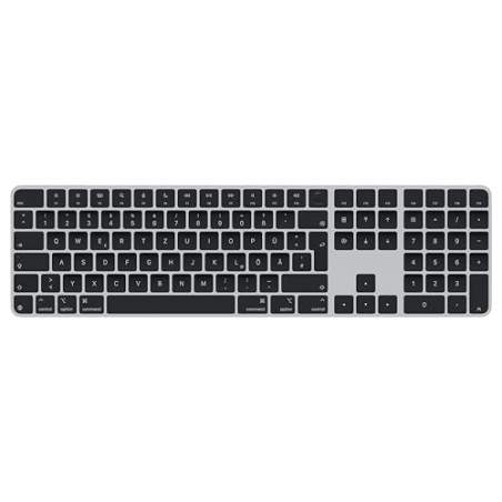 Apple Magic Keyboard avec Touch ID et pavé numérique pour Les Mac avec Puce Apple - Allemand - Touches Noires 
