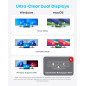 Anker USB-C Hub (14-in-1, Triple Display), triple écran, HDMI 4K @ 60 Hz avec 100 W max, ports de données USB-C USB-A 5 Gbit/s, Anker USB-C Hub (14-in-1, Triple Display), triple écran, HDMI 4K @ 60 Hz avec 100 W max, ports de données USB-C USB-A 5 Gbit/s,