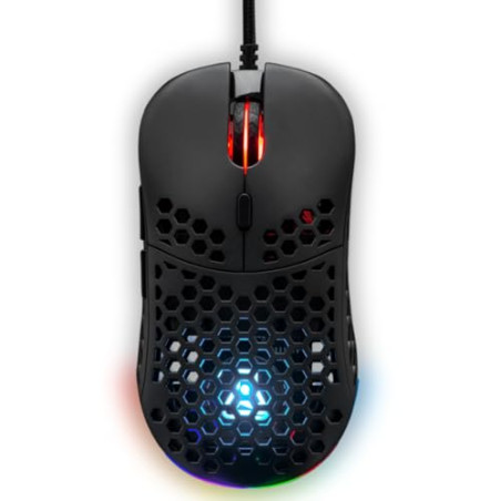 The G-Lab - Kult Oxygen - Souris Gamer Filaire Haute Performance 12 800 DPI - Réactivité Maximale, RGB 100% Personnalisable, 6 B