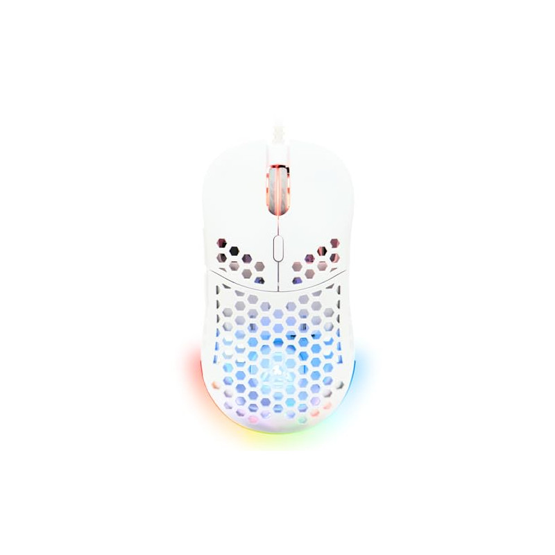 The G-Lab - Kult Oxygen - Souris Gamer Filaire Haute Performance 12 800 DPI - Réactivité Maximale, RGB 100% Personnalisable, 6 B