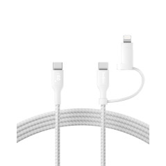 Belkin BOOST CHARGE 2-in-1 cavo USB-C/Lig.1,5m bi.CAC003hq1.5MWH