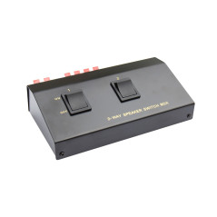Caisse de Commutation Good Connections pour Haut-Parleur - À connecter 2 Paires Noir