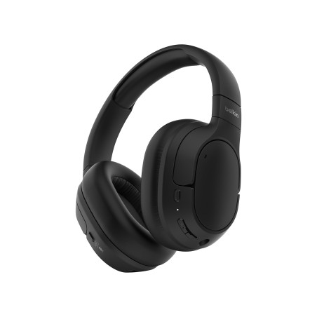Belkin SoundForm Isolate Casque Bluetooth sans Fil avec ANC Hybride (Casque Audio à réduction de Bruit, 60 h de Lecture, Basses