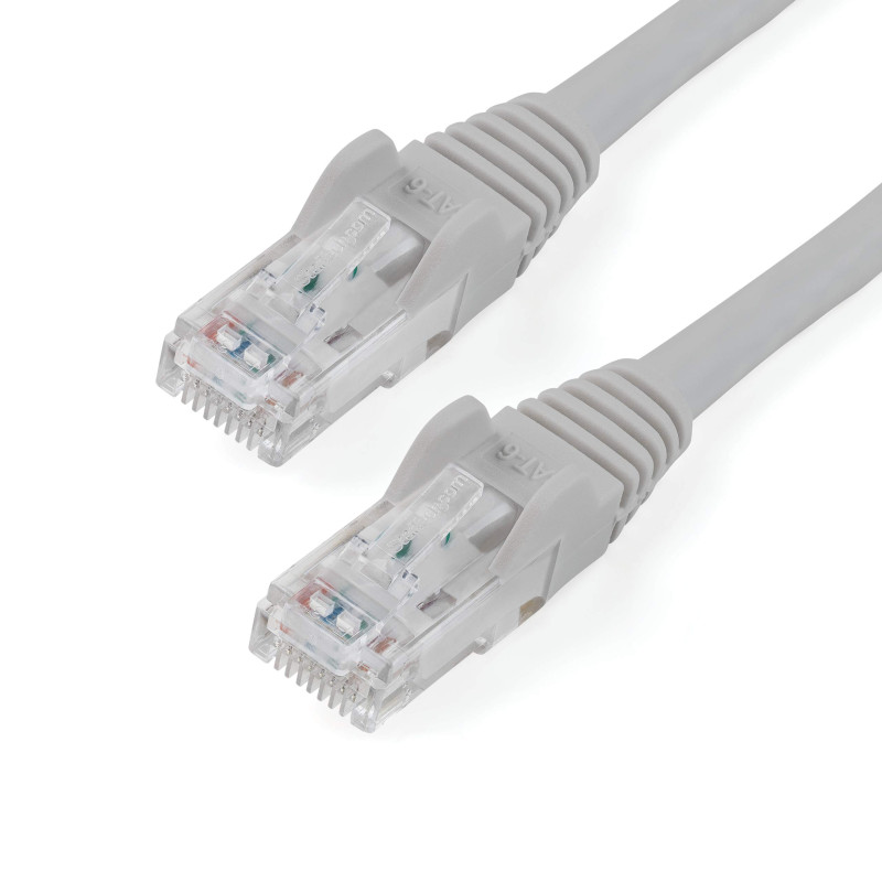 StarTech.com Câble Ethernet CAT6 1,5 m Gris - Cordon RJ45 Anti-Accroc Gigabit CAT 6 - Câble Réseau Internet LAN UL/TIA 100 W PoE StarTech.com Câble Ethernet CAT6 1,5 m Gris - Cordon RJ45 Anti-Accroc Gigabit CAT 6 - Câble Réseau Internet LAN UL/TIA 100 W PoE