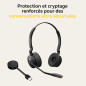 Jabra Engage 55 - Micro-casque stéréo sans fil avec adaptateur DECT USB-C Link 400, Microphone à réduction de bruit - Portée éte Jabra Engage 55 - Micro-casque stéréo sans fil avec adaptateur DECT USB-C Link 400, Microphone à réduction de bruit - Portée éte