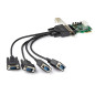 StarTech.com Carte Adaptateur Série RS232 PCI Express à 4 Ports - Carte Contrôleur Hôte Série PCIe RS232 - Carte PCIe vers Série StarTech.com Carte Adaptateur Série RS232 PCI Express à 4 Ports - Carte Contrôleur Hôte Série PCIe RS232 - Carte PCIe vers Série