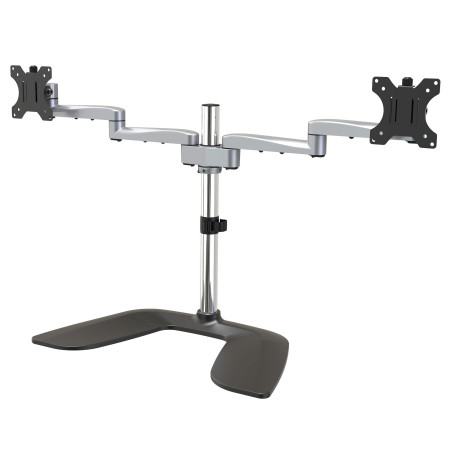 StarTech.com Pied pour écran PC à double affichage - Multidirectionnel - Support de moniteur jusqu'à 32" en acier et aluminium (