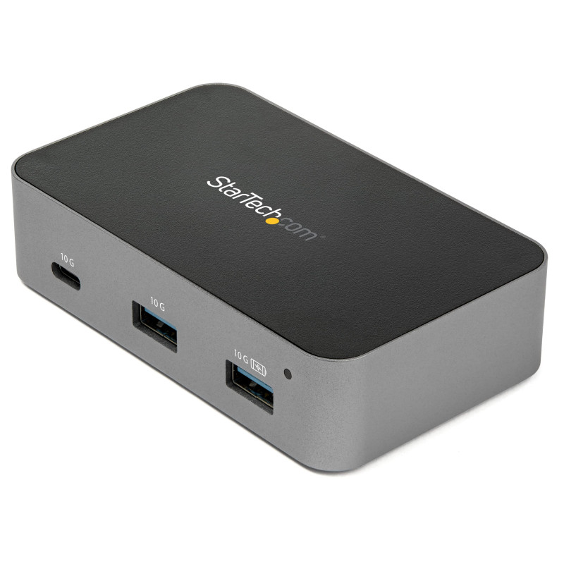 StarTech.com Hub USB-C à 4 ports - USB 3.1 (10 Gbps) - 3 ports USB-A et 1 port USB-C - Adaptateur d'Alimentation inclu (HB31C3A1