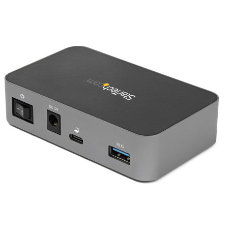 StarTech.com Hub USB-C à 4 ports - USB 3.1 (10 Gbps) - 3 ports USB-A et 1 port USB-C - Adaptateur d'Alimentation inclu (HB31C3A1