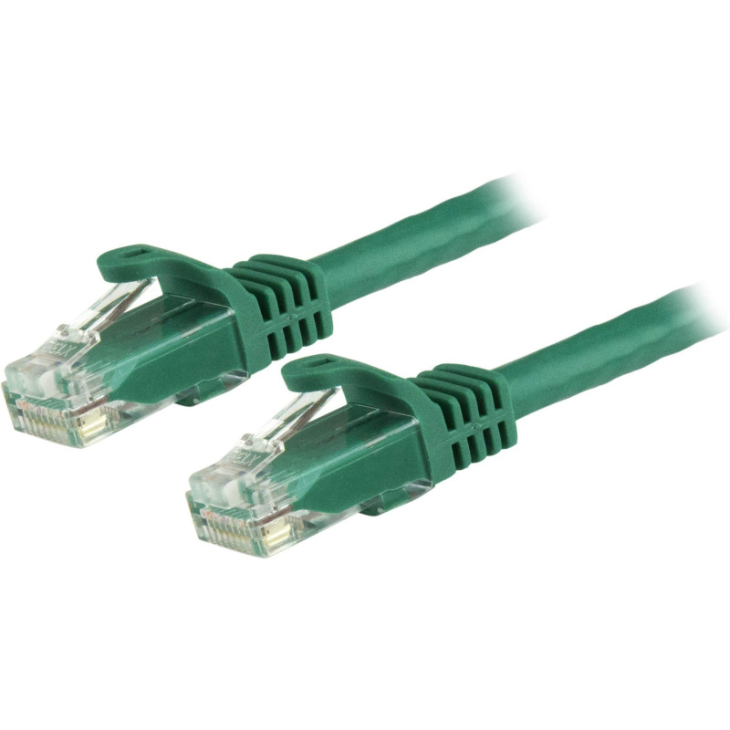 StarTech.com Cordon de raccordement UTP CAT6 - 1,5 m - Sans crochet - Câble patch RJ45 - Fil en cuivre de 0,25 mm² - Vert (N6PAT StarTech.com Cordon de raccordement UTP CAT6 - 1,5 m - Sans crochet - Câble patch RJ45 - Fil en cuivre de 0,25 mm² - Vert (N6PAT