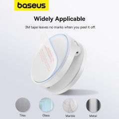 Baseus MagPro Series Support de téléphone magnétique pour voiture réglable à 180° - Multi-usage - Pliable - Pour iPhone 15 Pro M