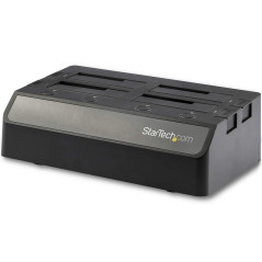 StarTech.com Dock pour Disques Durs 4 Baies USB 3.1 à SATA, Station d'Accueil pour Disques Durs USB 10Gbps, Docking Station pour