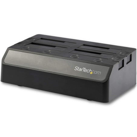 StarTech.com Dock pour Disques Durs 4 Baies USB 3.1 à SATA, Station d'Accueil pour Disques Durs USB 10Gbps, Docking Station pour