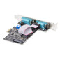 StarTech.com Carte Série PCI Express à 2 Ports - Adaptateur/Carte PCIe à 2 Ports vers RS232/RS422/RS485 (DB9), Support Bas-Profi StarTech.com Carte Série PCI Express à 2 Ports - Adaptateur/Carte PCIe à 2 Ports vers RS232/RS422/RS485 (DB9), Support Bas-Profi