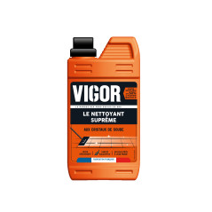 Vigor - Nettoyant Suprême | Nettoyant Sol aux Cristaux de Soude | Ultra-Dégraissant | Parfum Eucalyptus | Fabrication Française