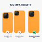 kwmobile Housse Compatible avec Apple iPhone 14 Pro Max Coque - Coque de téléphone Fine avec Finition Douce - Orange fruitée kwmobile Housse Compatible avec Apple iPhone 14 Pro Max Coque - Coque de téléphone Fine avec Finition Douce - Orange fruitée