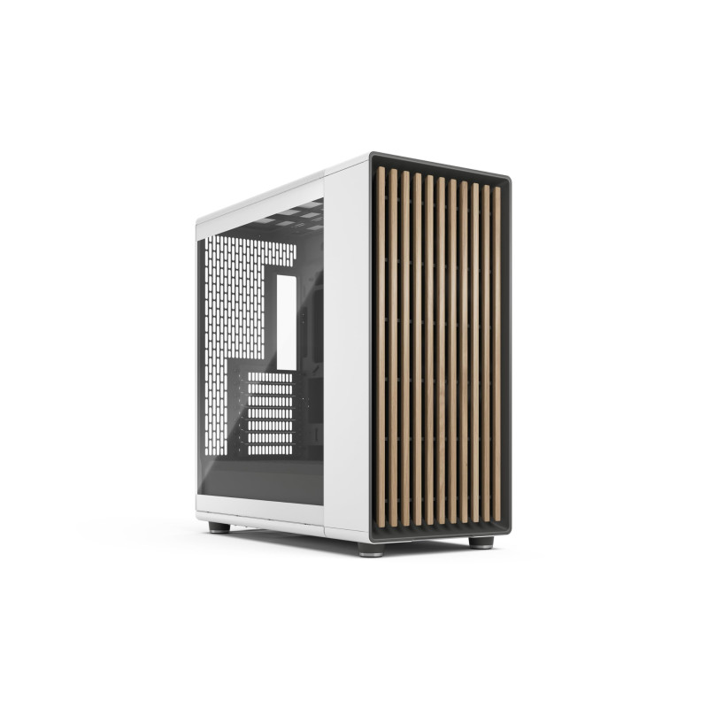 Fractal Design North XL RC Chalk White TG Clear - Boîtier PC Gaming ATX Ventilé avec Panneaux en Bois - 3 Ventilateurs PWM 140mm Fractal Design North XL RC Chalk White TG Clear - Boîtier PC Gaming ATX Ventilé avec Panneaux en Bois - 3 Ventilateurs PWM 140mm