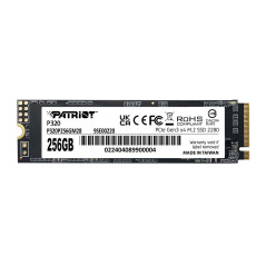 Patriot P320 256GB SSD Interne - NVMe PCIe Gen 3x4 - M.2 2280 - Disque SSD - P320P256GM28