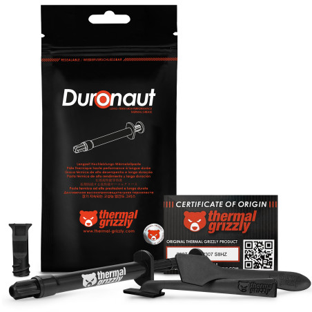 Thermal Grizzly Duronaut Pâte Thermique Haute Performance pour Une conductivité Thermique maximale Lors de l'overclocking CPU/GP