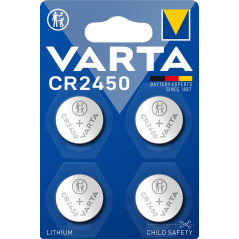 Varta Pile Bouton CR 2450 3 V 4 pc(s) Lithium VARTA Lithium Coin CR2450 Blister 4